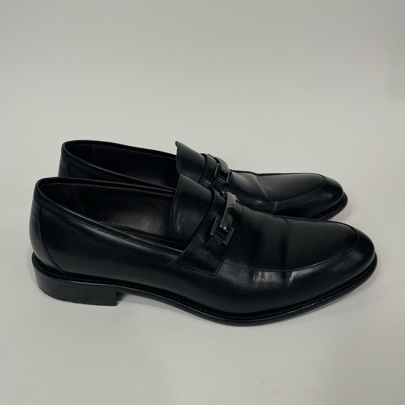 Johnston & Murphy Black Leather Loafers main image 12